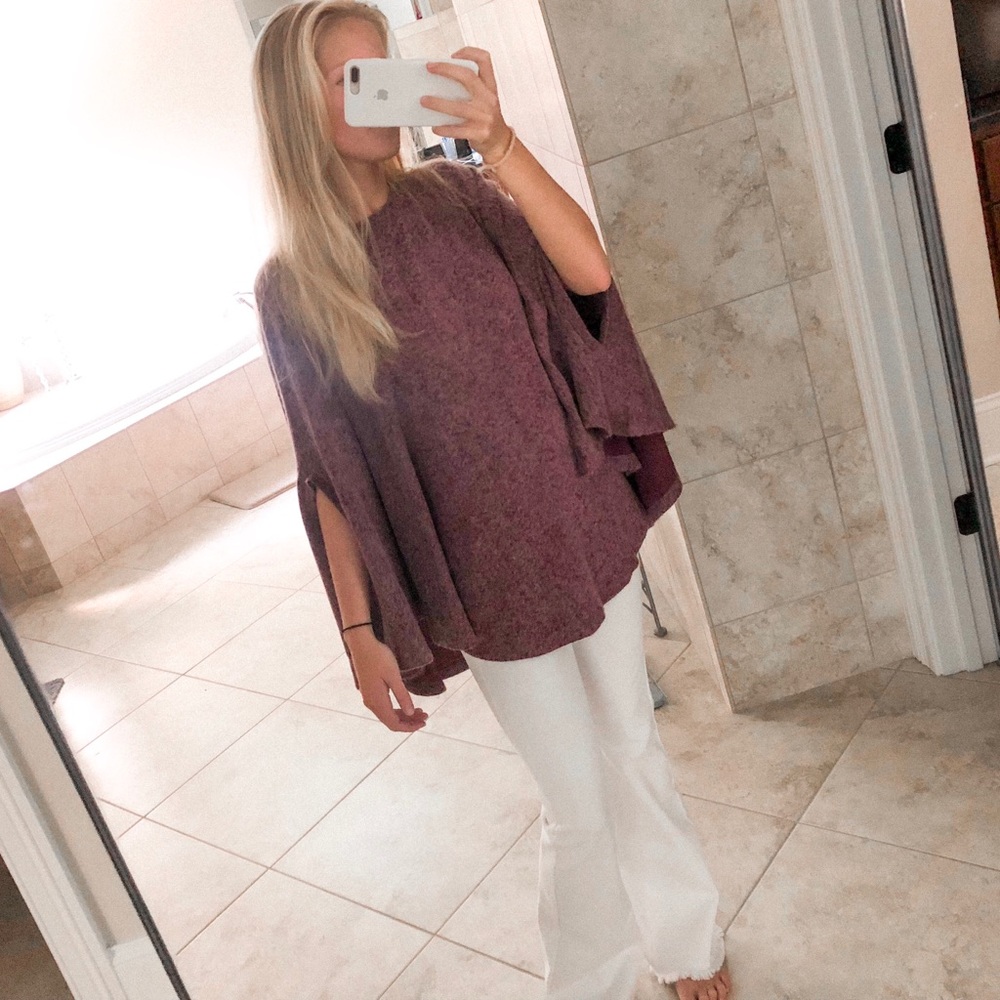 Cherish USA Poncho Style Sweater